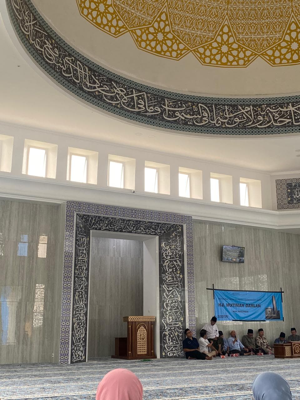 Dokumentasi CSR pembangunan masjid HJ. Mutimah Dahlan 2