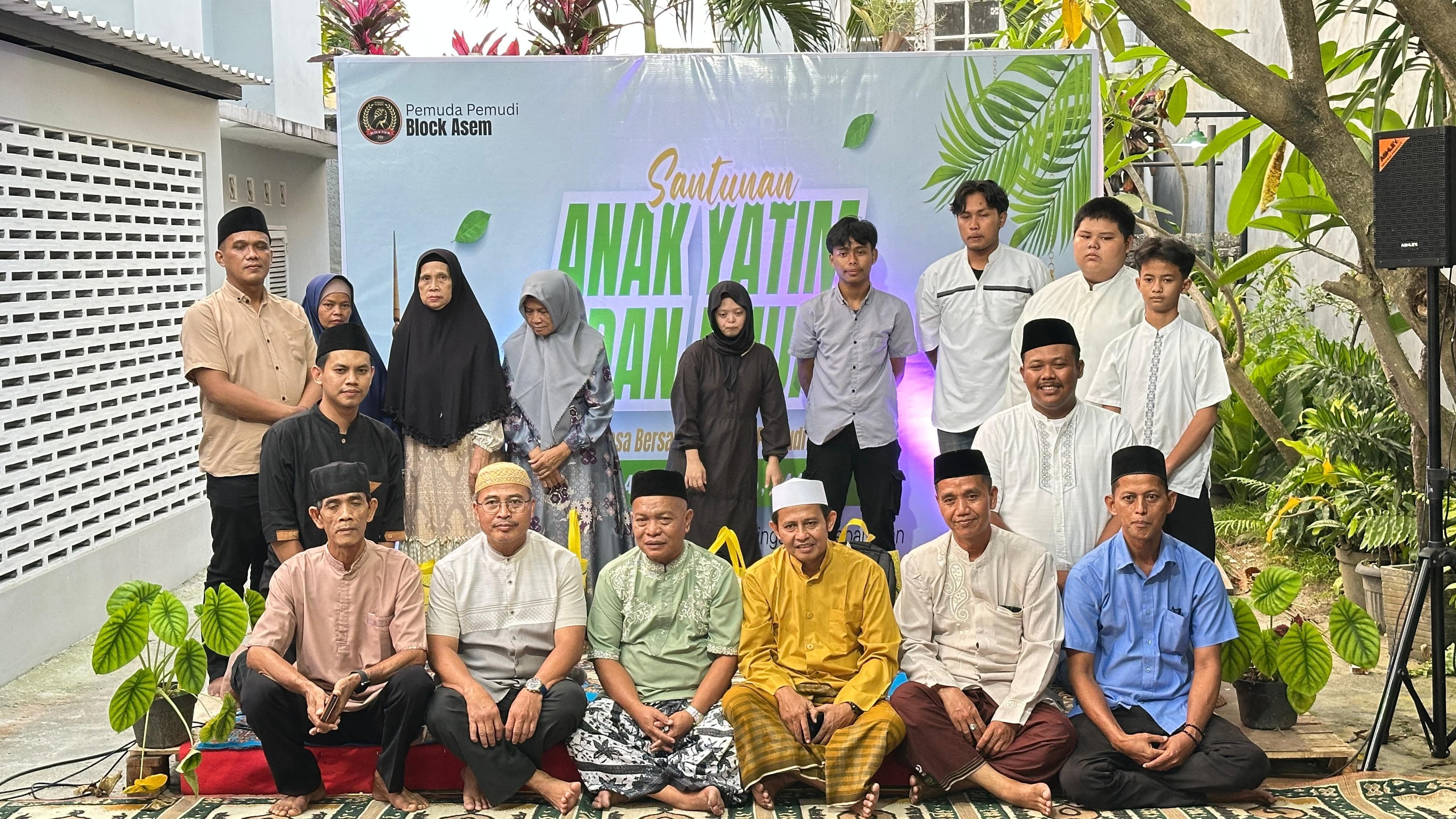 Kegiatan santunan anak yatim piatu di Ciputat, Tangerang Selatan